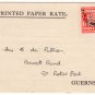 (I.B) Guernsey Postal : German Occupation Postcard 1d (1945)