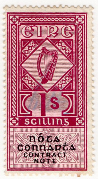(I.B) Ireland Revenue : Contract Note 1/-