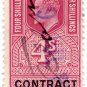 (I.B) Edward VII Revenue : Contract Note 4/-