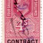 (I.B) Edward VII Revenue : Contract Note 4/-