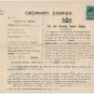 (I.B) George V Revenue : County Courts Ireland 2/6d (complete document)