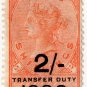 (I.B) QV Revenue : Transfer Duty 2/- (1890)