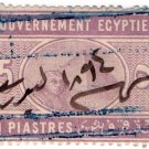 (I.B) Egypt Revenue : Duty Stamp 5pi