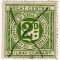 (I.B) Great Central Railway : Letter Stamp 2d