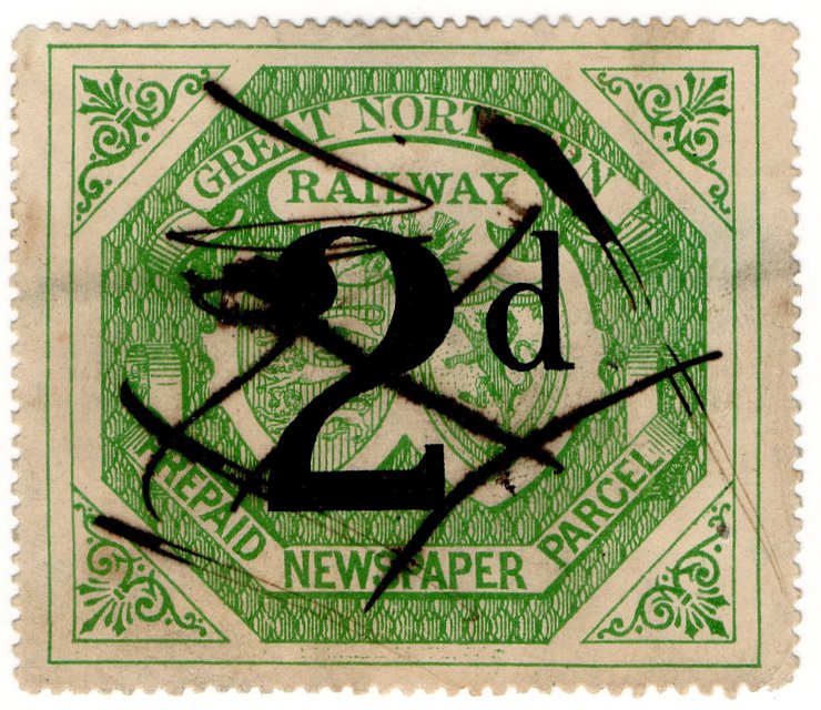 (I.B) Great Northern Railway : Newspapers 2d (Large Format)