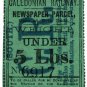 (I.B) Caledonian Railway (South) : Newspaper Parcel 5lbs