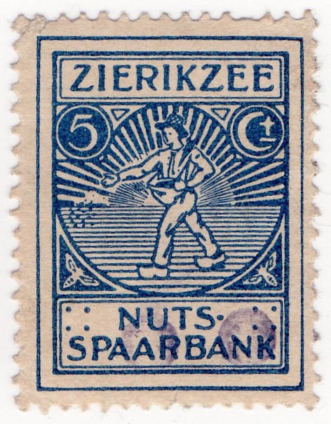 (I.B) Netherlands Revenue : Utility Savings Bank 5c (Zierikzee)