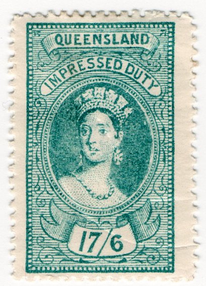 (I.B) Australia - Queensland Revenue : Impressed Duty 17/6d