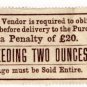 (I.B) QV Revenue : Cavendish Tobacco Duty (not exceeding 2oz)