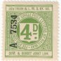 (I.B) Southern & LMS Railway (Somerset & Dorset) : Letter 4d