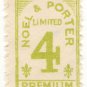 (I.B) Jersey Cinderella : Noel & Porter Trading Stamp 4d