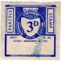 (I.B) Australia - Tasmania Railways : Parcel 3d