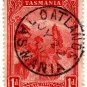 (I.B) Australia Postal : Tasmania Postmark 1d (Oatlands)