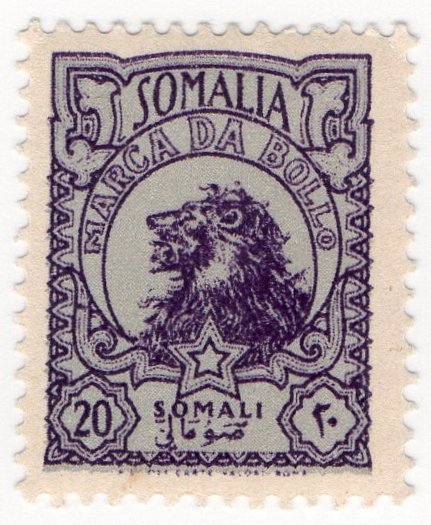 (I.B) Somalia Revenue : Marca da Bollo 20s