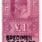 (I.B) Edward VII Revenue : Probate &Acirc;&pound;1