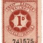 (I.B) Great Eastern Railway : Parcels 1d