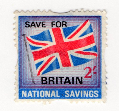 (I.B) National Savings : Union Jack 2/-