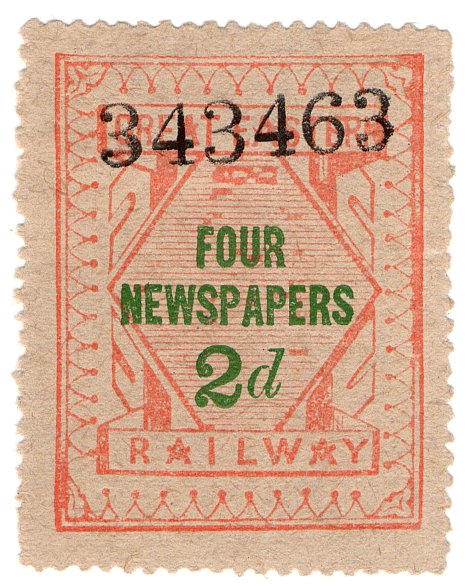 (I.B) Great Eastern Railway : Newspapers 2d