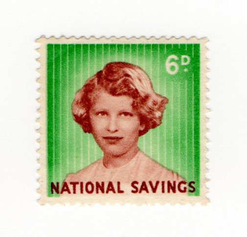 (I.B) National Savings : Princess Anne 6d (1960)