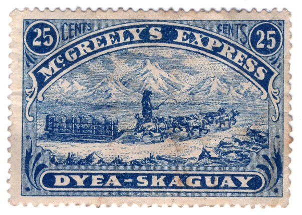 (I.B) Canada Cinderella : McGreely's Express 25c (Dyea-Skaguay)