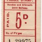 (I.B) Dundee & Arbroath Joint Railway : Parcel 5d
