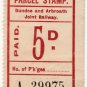 (I.B) Dundee & Arbroath Joint Railway : Parcel 5d