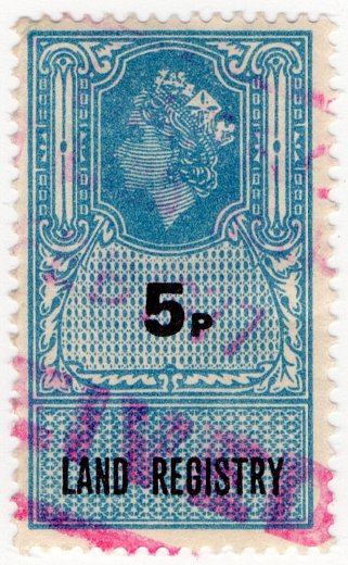 (I.B) Elizabeth II Revenue : Land Registry 5p