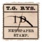 (I.B) Australia - Tasmania Railways : Newspaper Parcel 1d