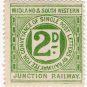 (I.B) Midland & South Western Junction Railway : Letter Stamp 2d