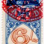 (I.B) Australia - Queensland Revenue : Impressed Duty 6/-