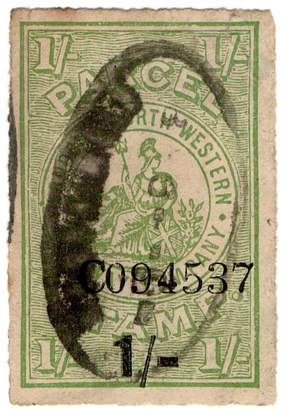 (I.B) London & North Western Railway : Parcel 1/-