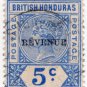 (I.B) British Honduras Revenue : Duty 5c (postal)