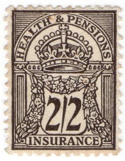 (I.B) George V Revenue : Health & Pensions Insurance 2/2d