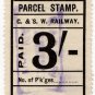 (I.B) Glasgow & South Western Railway : Parcels 3/-