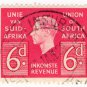 (I.B) South Africa Revenue : Duty Stamp 6d
