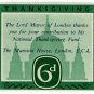 (I.B) Cinderella Collection : National Thanksgiving Fund 6d