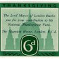 (I.B) Cinderella Collection : National Thanksgiving Fund 6d