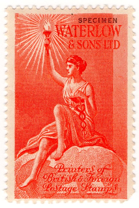 (I.B) Cinderella : Waterlow & Sons Ltd - Stamp Essay (Health & Light)