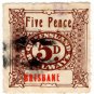(I.B) Australia - Queensland Railways : Parcel 5d (Brisbane) inv watermark