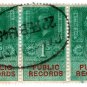 (I.B) George V Revenue : Public Records 3/- (special ink)