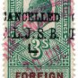(I.B) Edward VII Revenue : Foreign Bill 3/- (London Joint Stock pre-cancel)