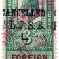 (I.B) Edward VII Revenue : Foreign Bill 3/- (London Joint Stock pre-cancel)