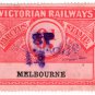 (I.B) Australia - Victoria Railways : Parcels 6d (Melbourne)