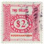 (I.B) Australia - Queensland Railways : Parcel $2 (Rockhampton)