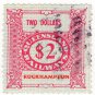(I.B) Australia - Queensland Railways : Parcel $2 (Rockhampton)