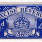 (I.B) Excise Revenue : 4½d Ultramarine (1934)