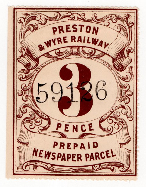 (I.B) Preston & Wyre Railway : Newspapers 3d