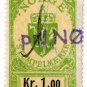 (I.B) Norway Revenue : Duty Stamp 1Kr