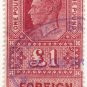 (I.B) George VI Revenue : Foreign Bill £1