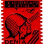 (I.B) Spain Cinderella : Civil War Charity Stamp 5c (Denia)